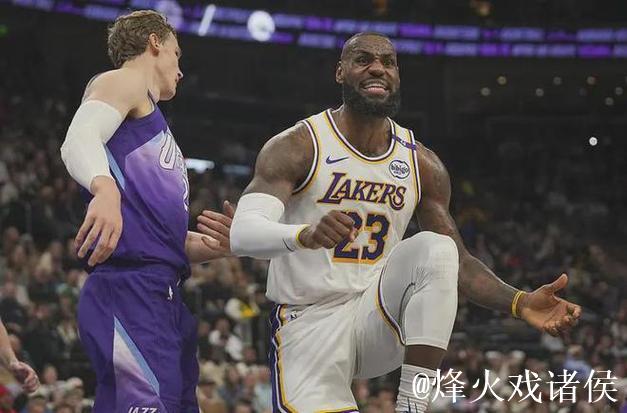 浓眉33+11詹皇27+14 湖人险胜爵士重返西部第五